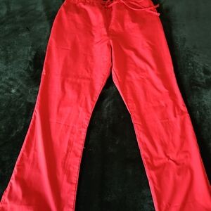 Cherokee Workwear Red Scrub Pants